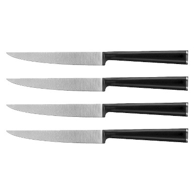 Joyjolt 4pc Steak Knives Set Of 4. High Carbon, X50 German Steel Kitchen  Knife Set : Target