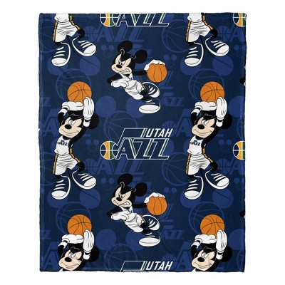 NBA Los Angeles Lakers Mickey Silk Touch Throw Blanket and Hugger