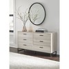 Signature Design by Ashley Contemporary Socalle 6 Drawer Dresser, Light Natural - 4 of 4