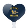 NCAA UC Irvine Anteaters Logo Heart Love Cupcake Picks Toppers Decoration Set of 6 - 2 of 4