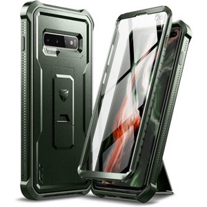 Dexnor for Samsung Galaxy S10+ Plus Case, [Built in Screen Protector and Kickstand] Military Grade Protection Shockproof Protective Cover - 1 of 3