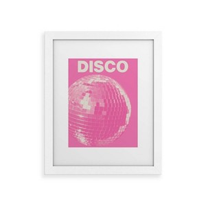 Deny Designs April Lane Art Pink Disco Ball Art Print - 1 of 4