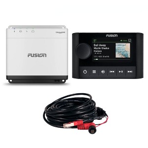 Garmin Fusion MS-WB675 Marine Hideaway Stereo with Digital Signal Processing (DSP) with MS-ERX400 Wired Remote, Black - 1 of 4
