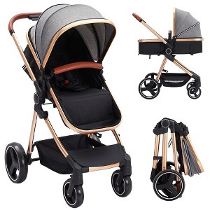 Convertible Baby Stroller, Foldable Pushchair - 1 of 4