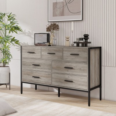 Bella Depot Wood Dresser with 7 Drawers