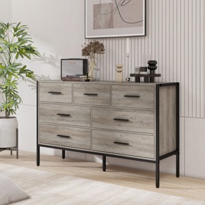 Bella Depot Wood Dresser with 7 Drawers - 1 of 4