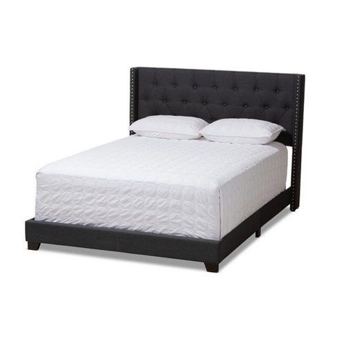  Danxee 4-Pieces Full Upholstered Platform Bed Frame