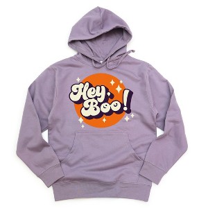 Simply Sage Market Women's Graphic Hoodie Retro Hey Boo - 1 of 3