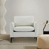NicBex Couches for Living Room Cat Paw Leather Upholstered Single Armchair Sofa Modern Design Accent Sofa - 2 of 4