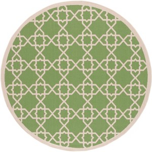 Courtyard CY6032 UV & Stain Resistant Non-Shedding Power Loomed Indoor/Outdoor Rugs - Safavieh - 1 of 4