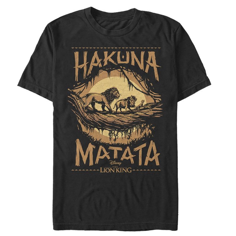Men's Lion King Hakuna Matata Jungle Trio T-Shirt, 1 of 5