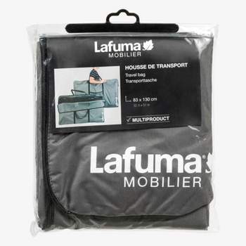 Lafuma Maxi Transit XL Weather-Resistant Portable Camping Chair Transabed Travel Cover Carrying Bag with Loop Handles, Anthracite