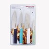 KitchenAid 4pc Chef Knife Set White/Dark Blue/Aqua Blue: High Carbon Stainless Steel, Dishwasher-Safe, Comfort-Grip Handle - 3 of 4