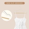 BP4U Wire Hangers with Wood Pants Bar for Dresses, Pants, Sweaters, Jackets, and Heavy Clothes - 4 of 4