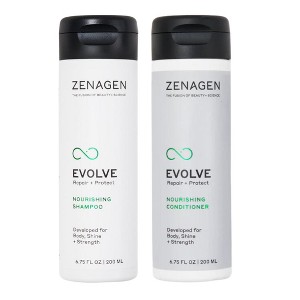 Zenagen Evolve Nourishing Shampoo (6.75 oz) and Evolve Nourishing Conditioner (6.75 oz) | Repairs Damage Hair | Brittle Hair - DUO SET Kit - 1 of 4