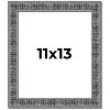 PosterPalooza | Photo Size Distressed Black Picture Frame - UV Acrylic, Foam Board Backing, Hanging Hardware - 2 of 4