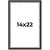 PosterPalooza | Simple Silver Picture Frame - UV Acrylic, Foam Board Backing, Hanging Hardware - 2 of 4