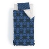 Deny Designs Schatzi Brown Aurelia Floral Blue Twin/Twin XL Duvet and Sham Set (2-3pc Set) - 2 of 4