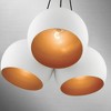 Livex Lighting Piedmont 3 - Light Pendant in  White/Brushed Nickel - 3 of 4