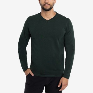 X RAY Men's V-Neck & Henley Long Sleeve T-Shirt - 1 of 4