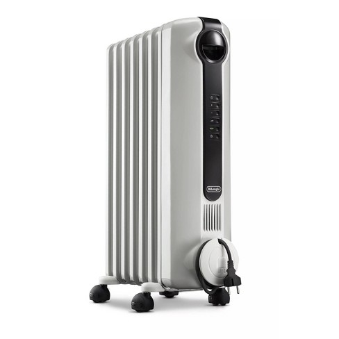 DELONGHI Rubino Radiateur à Inertie Fluide Horizontal Blanc 1000W