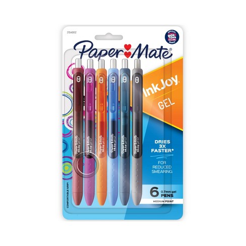 Paper Mate InkJoy Gel Pens Medium Point Black 4 Count