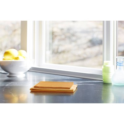 Tangerine Orange Microfiber Window Cleaning Cloth Set