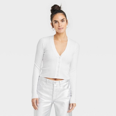 White hotsell cardigan target