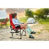 VYNXARIA Heavy Duty Camping Directors Chair ¨C Oversized & Portable with Side Table in Red! - 3 of 4