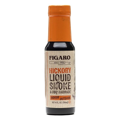Figaro Hickory Liquid Smoke Barbecue Marinade - 12 pack, 4 oz