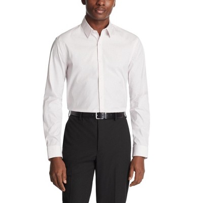 Calvin Klein Mens Extra Slim Fit Button Down Dress Shirt