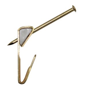 OOK ReadyNail Brass-Plated Conventional Picture Hook 10 lb 6 pk - 1 of 1