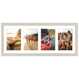 Americanflat Collage Picture Frame with shatter-resistant glass - Available in a variety of Sizes and Colors - 1 of 4