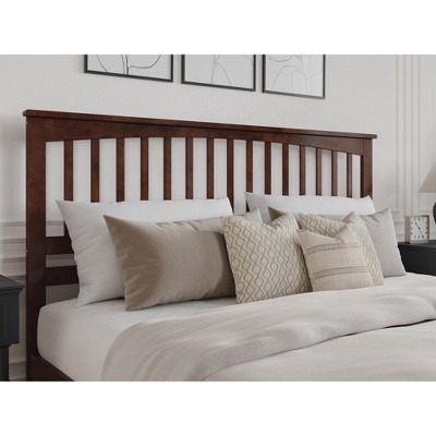 AFI Furnishings Mission King Headboard with Turbo Charger in Walnut