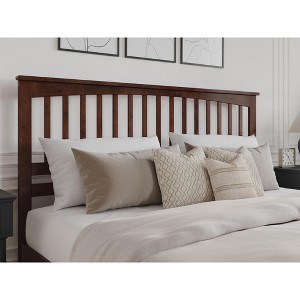 AFI Furnishings Mission King Headboard with Turbo Charger in Walnut - 1 of 4