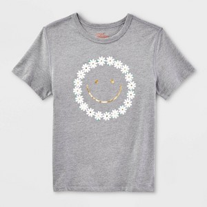 Kids' Adaptive Short Sleeve Graphic T-Shirt - Cat & Jack™ - 1 of 3