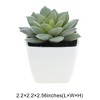 Unique Bargains Artificial Plants Plastic Green 2.2"x2.2"x2.56" 1 Pcs - 3 of 4