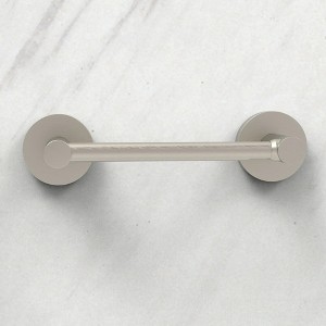 LunaLulinlk Double Post Pivoting Wall Mount Toilet Paper Holder, Brushed Nickel - 1 of 4