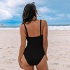 Women's Sweetheart Underwire Slim & Sculpt One Piece Swimsuit -Cupshe - 3 of 4