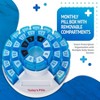 MEDca Monthly Pill Box by MEDca: Smart Prescription Organization w/ Multiple Daily Doses Section, Removable Compartments Perfect for Travelling - 2 of 4