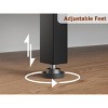 Garvee Corner Bookshelf Industrial Corner Bookcase, l Shaped Bookshelf  5 Tier/7 Tier Corner Shelf with Beaded Design and Adjustable Feet - 3 of 4