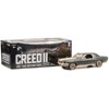 1967 Ford Mustang Coupe Matt Black with White Stripes (Weathered) "Creed II" (2018) Movie 1/18 Diecast Model Car by Greenlight - 2 of 3