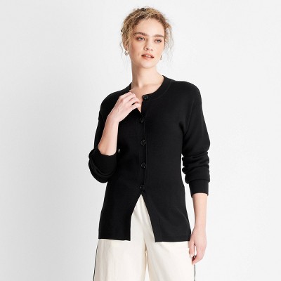 Women's Long Sleeve Nipped Waist Cardigan - Future Collective