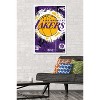 Trends International NBA Los Angeles Lakers - Maximalist Logo 23 Framed Wall Poster Prints - 2 of 4