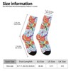 Bright Seamless Women Printed Crew Socks Funny Funky Socks Soft Polyester Novelty Gifts for Artists Men - 2 of 4