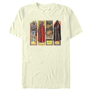 Men's Star Wars: Return of the Jedi Retro Distressed Character Cards T-Shirt - 1 of 4