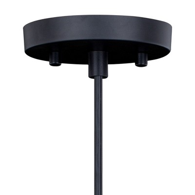 Millie Mini Jar Pendant in Oil Rubbed Bronze with Glass Shade