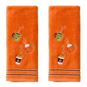 SKL Home 2pk Fall Drinks Hand Towel Set - 1 of 4