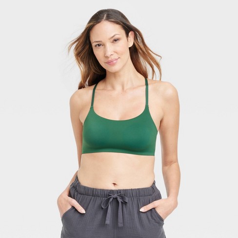 Women's Nursing Yoga Bra - Auden™ Green Xs : Target