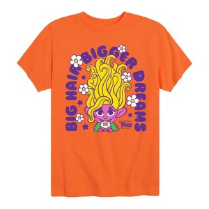 Boys' - Trolls - Big Hair Bigger Dreams Viva Short Sleeve Graphic T-Shirt - 1 of 4
